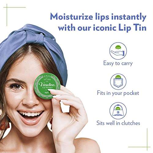 Vaseline Lip Therapy Aloe Vera, 20g 89p @ Amazon