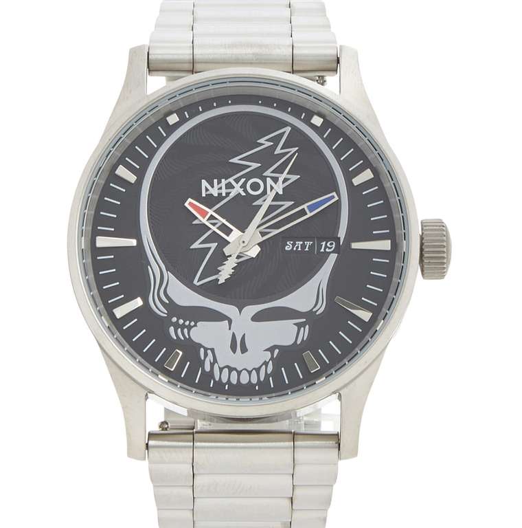 NIXON The Grateful Dead Sentry stainless steel Analogue Skull Watch £79.98 delivered from TKMaxx