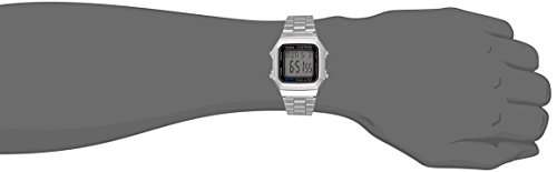 Casio A178WA-1ADF Men's Vintage Square Digital Stainless Steel Watch - Amazon US