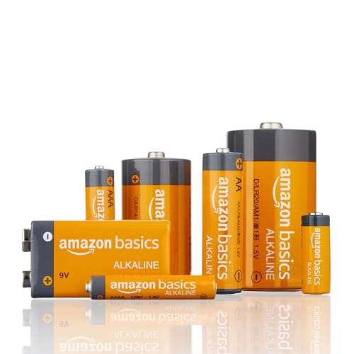Amazon Basics AA 1.5 Volt Performance Alkaline Batteries, 100-Pack (Appearance may vary) (£17.63 S&S)