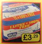 Mackie's of Scotland Traditional Luxury Dairy Ice Cream 2L (1L + 100% FREE) £3.29 @ Farmfoods