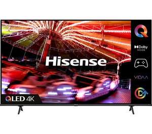 HISENSE 55E7HQTUK 55" Smart 4K Ultra HD HDR QLED TV with Amazon Alexa - £349 With Code @ Hughes / eBay