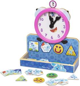 Melissa & Doug Blue's Clues & You! Wooden Tickety Tock Magnetic Clock - £9.65 @ Amazon