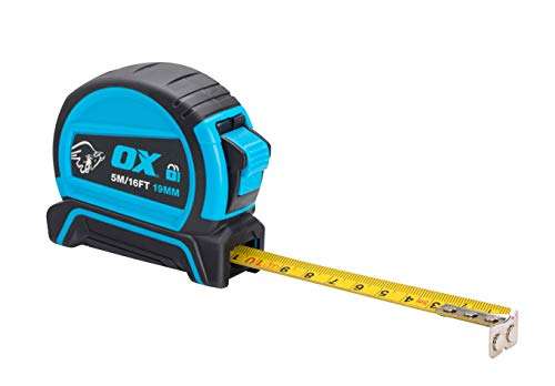 OX Pro Dual Auto Lock Tape Measure - 5m