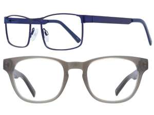 Two Pairs of Prescription Glasses + Free Home Trial + Free Delivery - W/Code