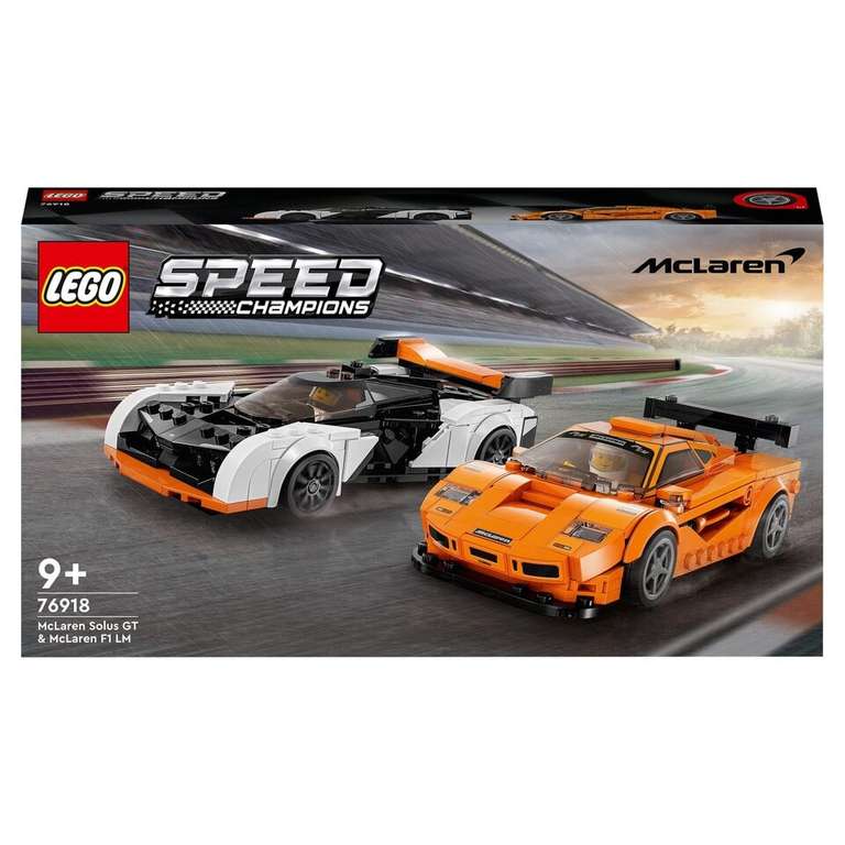 LEGO 76918 McLaren Solus GT & McLaren F1 LM - Clubcard Price