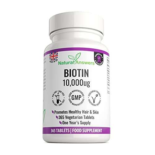 365 Biotin Hair Growth Tablets (1 Years Supply)