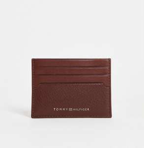 Tommy Hilfiger premium leather cardholder in brown £22.50 + £4 delivery under £35 @ ASOS