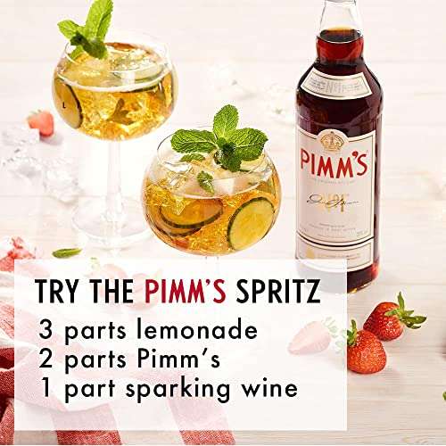 Pimm's Original No 1 Cup Gin Liqueur, 25% - 1L - £13 @ Amazon