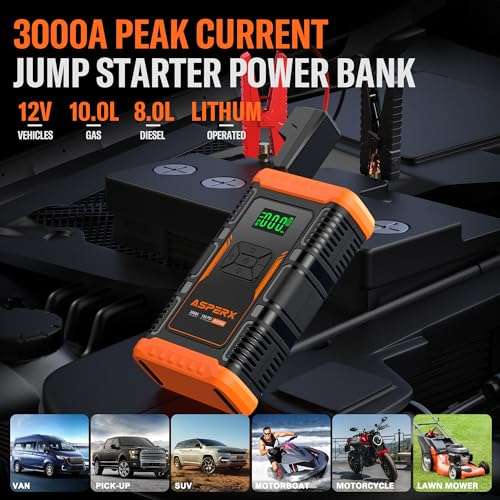 Asperx Car Jump Starter Battery 