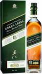 Johnnie Walker Green Label 15 Year Old Blended Scotch Whisky 43% ABV 70cl with gift box ( £34.20 / £30.60 with Subscription )