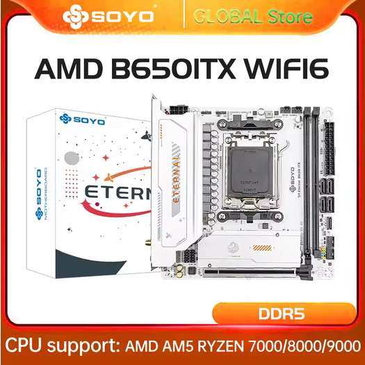 SOYO B650i SY-Eternal Mini-ITX Motherboard ( Socket AM5 / Ryzen / DDR5 / PCIe 4.0 ) w/code+cashback@SOYO GLOBAL Store