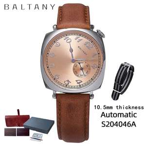 Baltany 1921 ST1701 Rotated Dial Watch with Subdial ( Automatic or Hand Winding Movements / Salmon or White Dials ) w/code