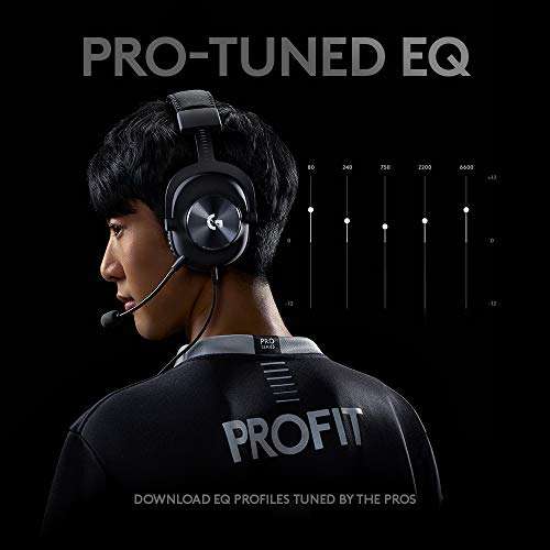 Logitech G PRO X Gaming-Headset, Over-Ear Headphones with Blue VO!CE Mic - £59.99 @ Amazon