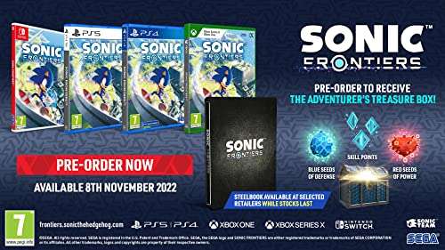 Sonic Frontiers Day One Steelbook Edition (Nintendo Switch) £29.99 @ Amazon