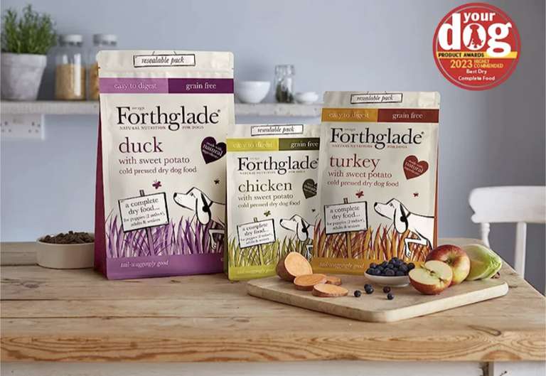 Forthglade cold pressed dry dog food - £12 (or £10.80 / £9 on First Subscribe & Save Orders) @ Amazon