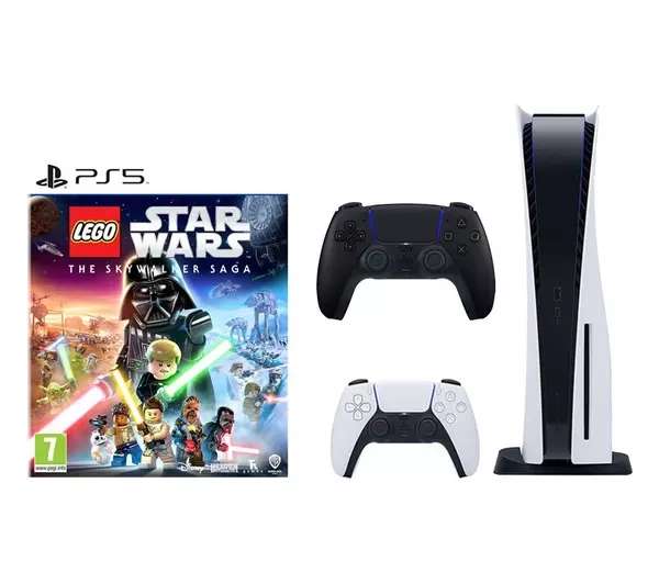 SONY PlayStation 5, LEGO Star Wars: The Skywalker Saga & Additional DualSense Wireless Controller Bundle