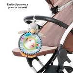 Nuby 99620 First Soft Baby, Cuddly Penguin Plush Pram Toy, Sensory Story Book