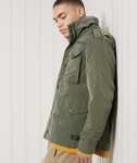 Superdry Khaki Military Field Jacket (Size S - XXL) - £21.60 With Code + Free Delivery @ Superdry Outlet / eBay