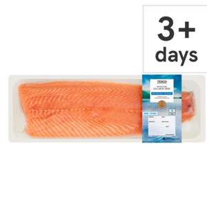 Tesco Boneless Salmon Side £12 per KG (0.8KG=£9.60) - Clubcard price