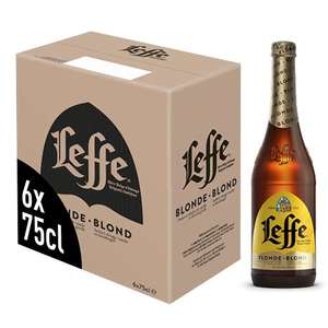 Leffe Blonde Belgian Abbey Beer Bottle, 6 x 750ml - £16.50 / £13.19 With Coupon & 15% Subscribe & Save @ Amazon