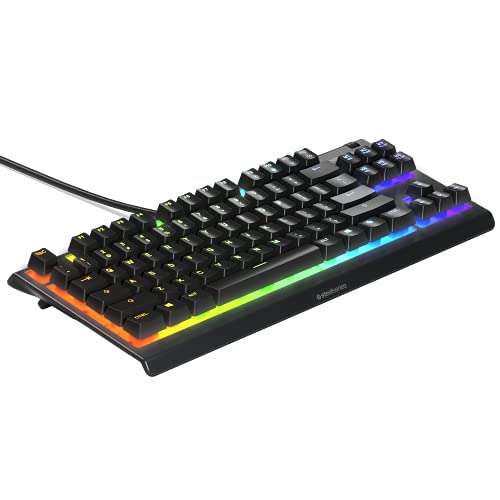 SteelSeries Apex 3 TKL - RGB Gaming Keyboard £34.99 @ Amazon