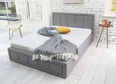 Plush Double Ottoman Gas Lift Storage Bed - £175.16 delivered with code @ klieninteriors / eBay