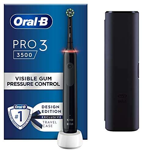 Oral-B Pro 3 3500 Electric Toothbrush Crossaction With Travel Case £36.77 @ Amazon