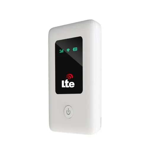 Unlocked 4G Mobile WiFi Router (E6 Series) - 150 Mbps, White