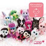 NICI 46316 Cuddy Soft Toy Glubschis Unicorn Vita-Mi 15cm, Black/Multi-Coloured Polka Dots