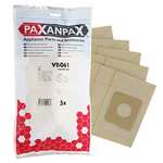 Paxanpax VB061 Compatible Paper Vacuum Bags For LG 'TB33/TB34/TB39' Extron, Passion, Turbo; Hitachi CV3200 Series (Pack of 5)