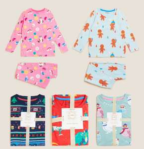 2 for £16 on selected Kids Pyjamas + Free Click & Collect @ Marks & Spencer