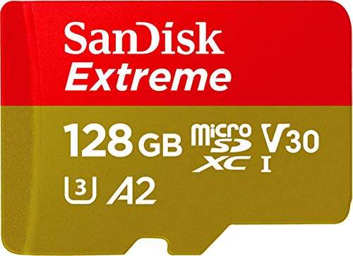 SanDisk Extreme 128GB microSDXC Memory Card + SD Adapter - £16.99 at Amazon