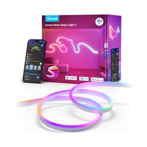 Govee Neon Rope Light 2 H61D5 ( 5M / RGBIC / Shape Recognition / App / Alexa / Google Assistant ) with code
