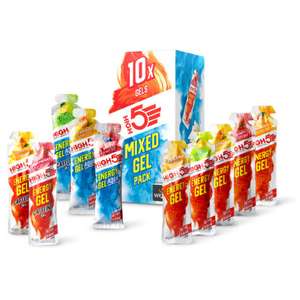 10 pack of High5 Gels and Isogels £3.78 (£2.99 delivery) @ Wiggle