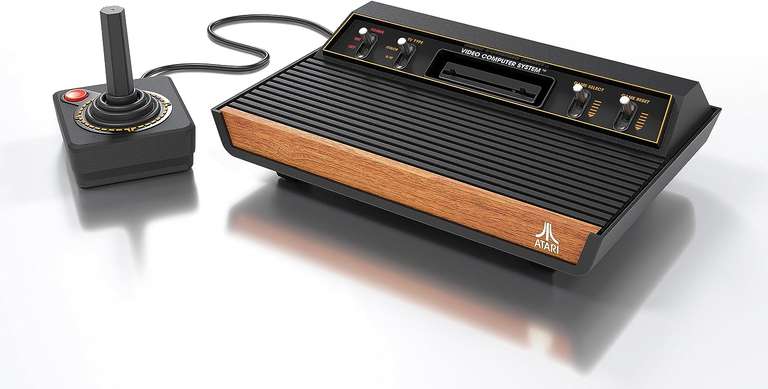 Atari 2600 Plus (Exclusive to Amazon.co.uk) incl. 10 games cartridge, CX40+ Joystick / also plays Atari 7800 games and original Atari carts
