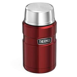 Thermos 101514 Stainless King Food Flask, Red, 710 ml