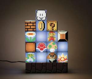 Super Mario Bros Block Building - Build a Level Light £15 + Free Click and Collect in Limited Locations @ Smyths