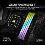 Corsair Vengeance RGB RT 32GB (2x16GB) DDR4 3600MHz C16 Desktop Memory - £103.99 @ Amazon