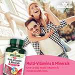 Natures Aid Multi-Vitamins and Minerals, 90 Capsules £6.69 / £6.02 Subscribe & Save @ Amazon