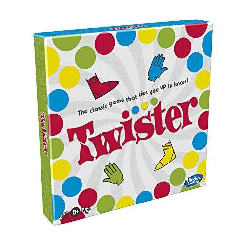 Hasbro Gaming Twister Game for Kids Ages 6 and Up, 4.1 x 26.6 x 26.6 cm £9.99 @ Amazon