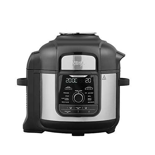 Ninja Foodi MAX Multi-Cooker [OP500UK], 9-in-1, 7.5L, Electric Pressure Cooker and Air Fryer, Brushed Steel and Black - £149 @ Amazon