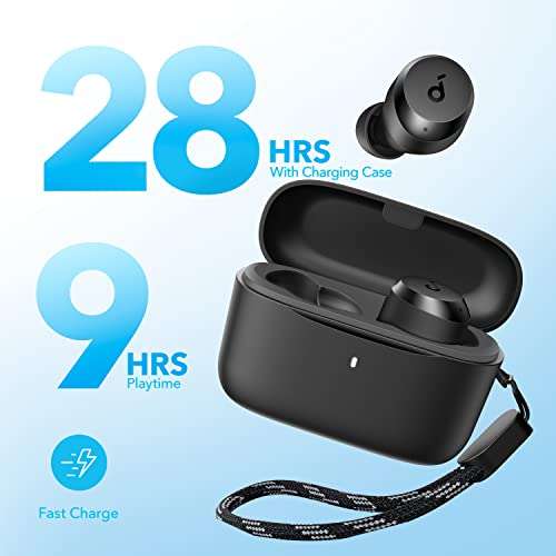 soundcore by Anker A20i True Wireless Earbuds, Bluetooth 5.3, With App for Custom Sound, 28H Long Playtime, Sold by AnkerDirect UK