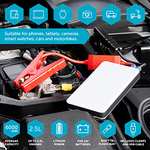 P1 Autocare Portable Car jump starter 6000mAh, 350A peak 12v portable Auto power bank, fast charging, flash light - £40 @ Amazon