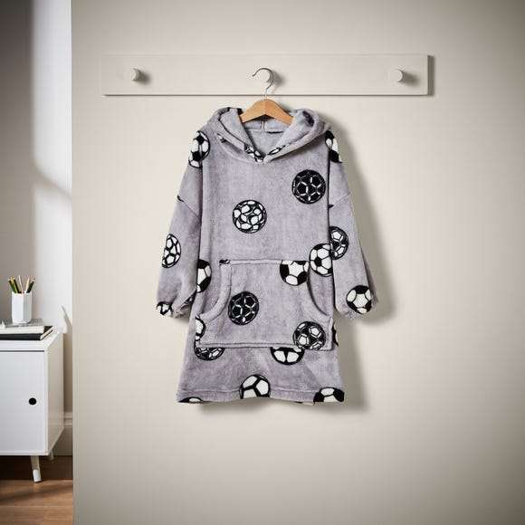 Football Kids Oversized Blanket Hoodie Now £8.40 Adults £11.20 with Free Click and collect @ Dunelm