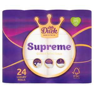 Little Duck Supreme Quilted Toilet Tissue 24 Rolls