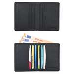 Amazon Brand - Eono Handmade Genuine Leather Slim Cardholder Wallet for Men & Women - Sold by Authorized Leather Goods / FBA
