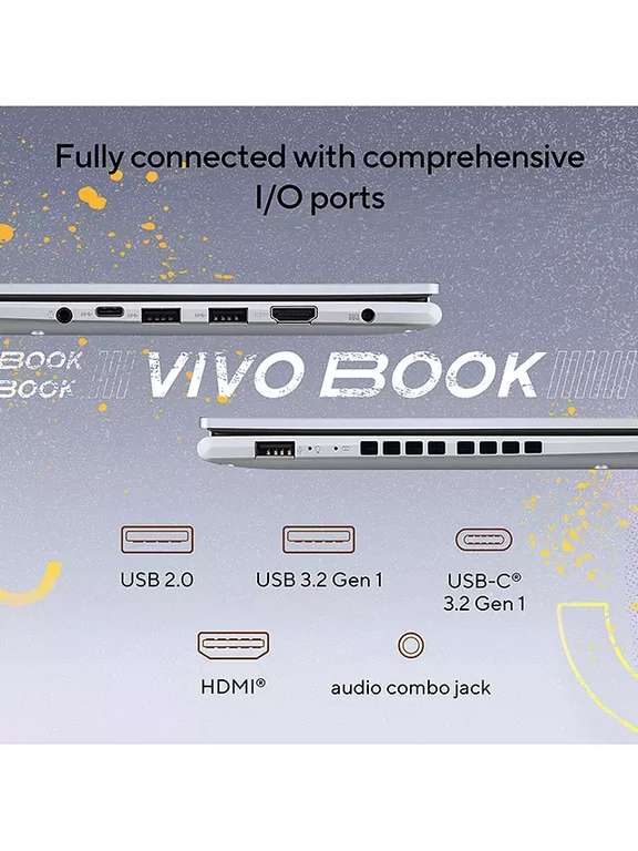Asus VivoBook 16X Laptop, AMD Ryzen 5 5600H, 8GB RAM, 256GB SSD, 16" Full HD+, Silver, 2 Year Guarantee £429.99 @ John Lewis