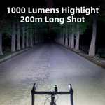 OFFBONDAGE Bicycle Light 1000Lumen Bike Headlight Welcome deal - new/returning buyers or £9.51 for existing one @ Manufacturer Direct Store