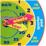 Premier Stationery Clever Kidz Magnetic Clever Cloc